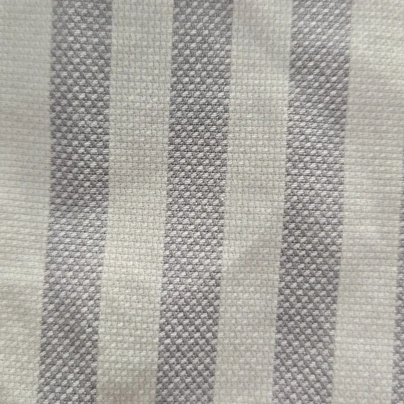 HINSON WU-"Halsey" 3/4 Sleeve Oversize Stripe Shirt-Size Medium - Picture 12 of 15